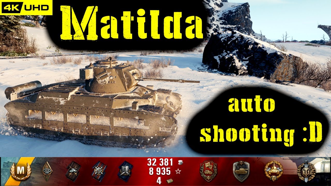 World of Tanks Matilda Replay - 7 Kills 1.5K DMG(Patch 1.6.1)