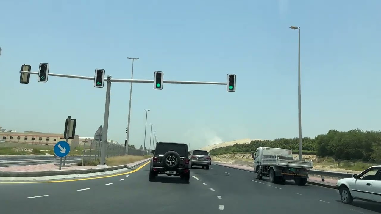 Sharjah Seyouh Suburb to Nahda Dubai | 4K drive