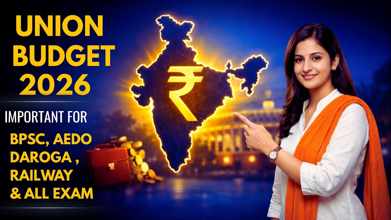Union Budget 2026 | Most Important for BPSC UPSC SSC Railway