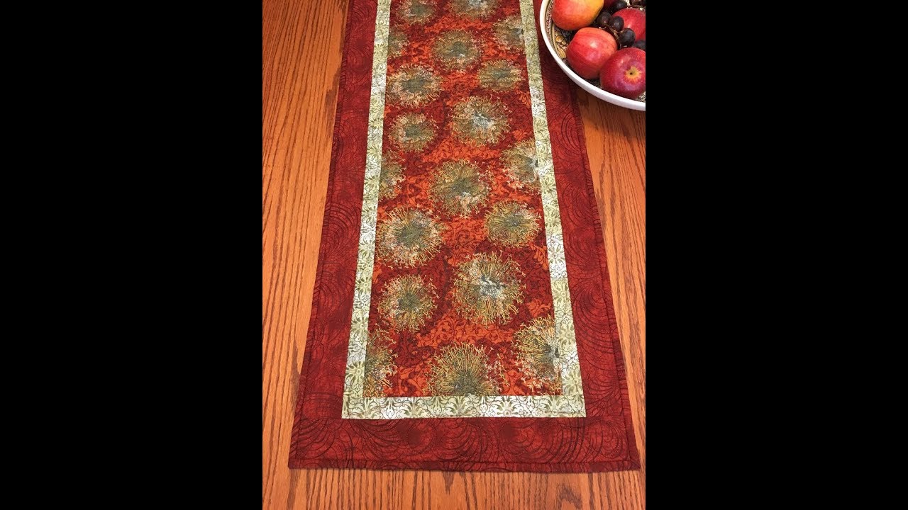 Quilted Table Runner Tutorial