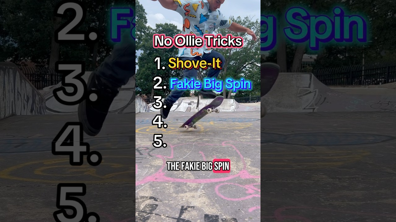 Beginner skateboard tricks without ollies