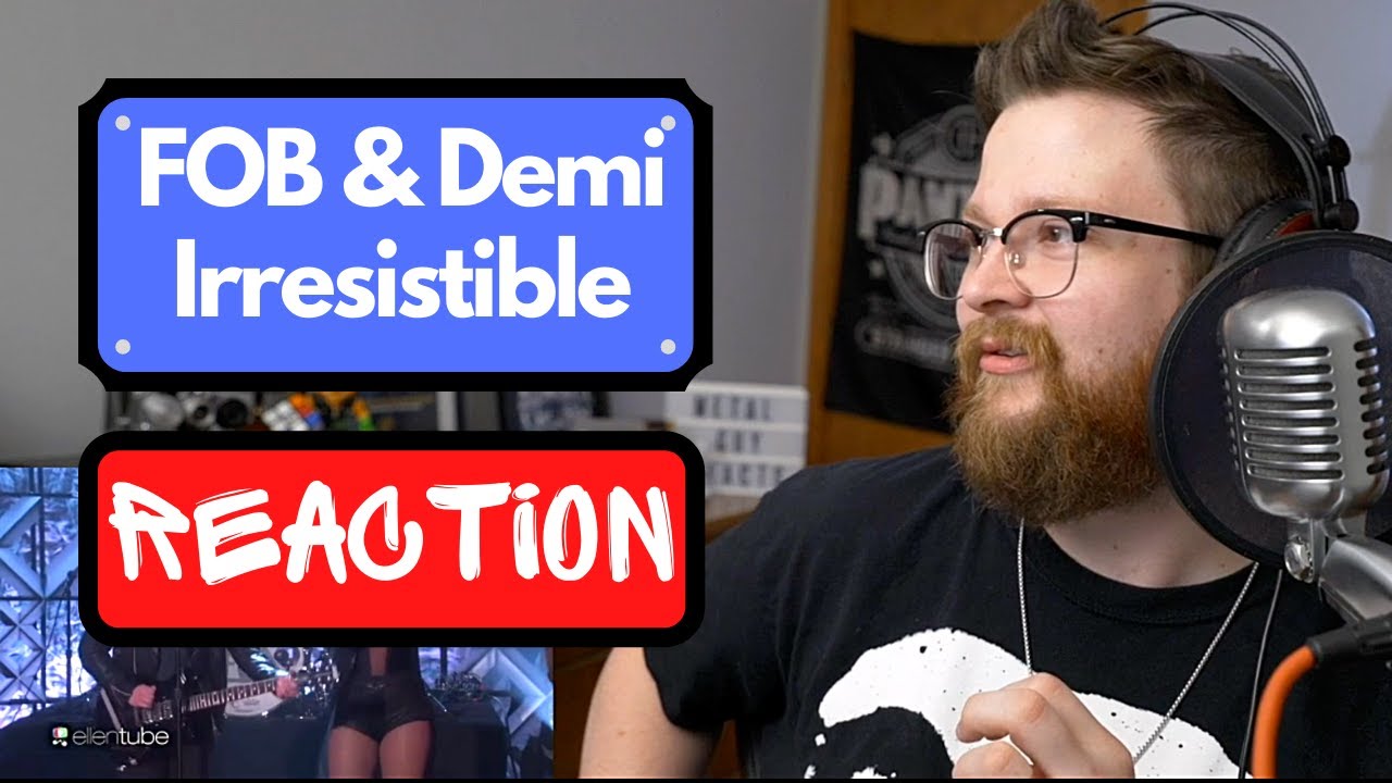 Reaction to Demi Lovato & Fall Out Boy Irresistible Live on Ellen - Metal Guy Reacts
