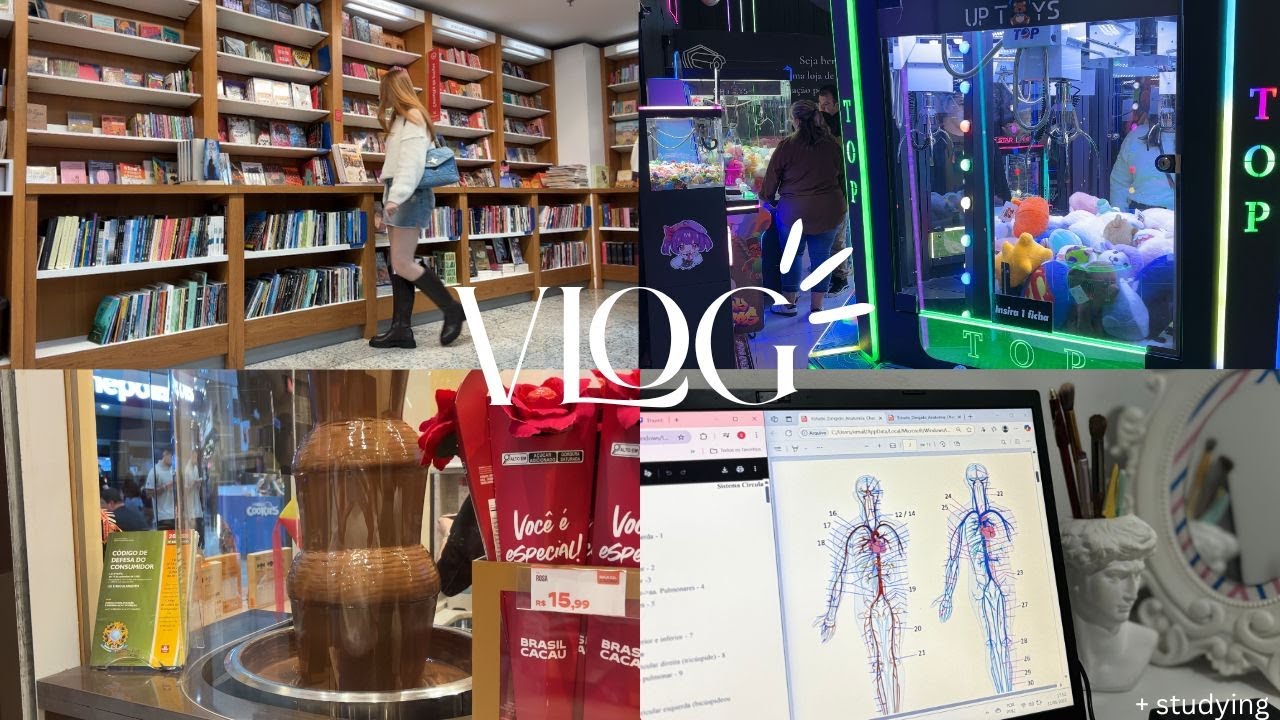 Vlog - Cinema, estudos, rotina do dia a dia e muito mais!