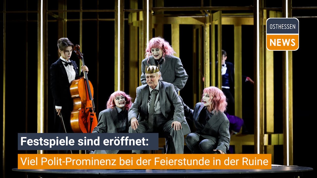 Bad Hersfeld: Festspiele sind eröffnet: Viel Prominenz bei der Feierstunde in der Ruine