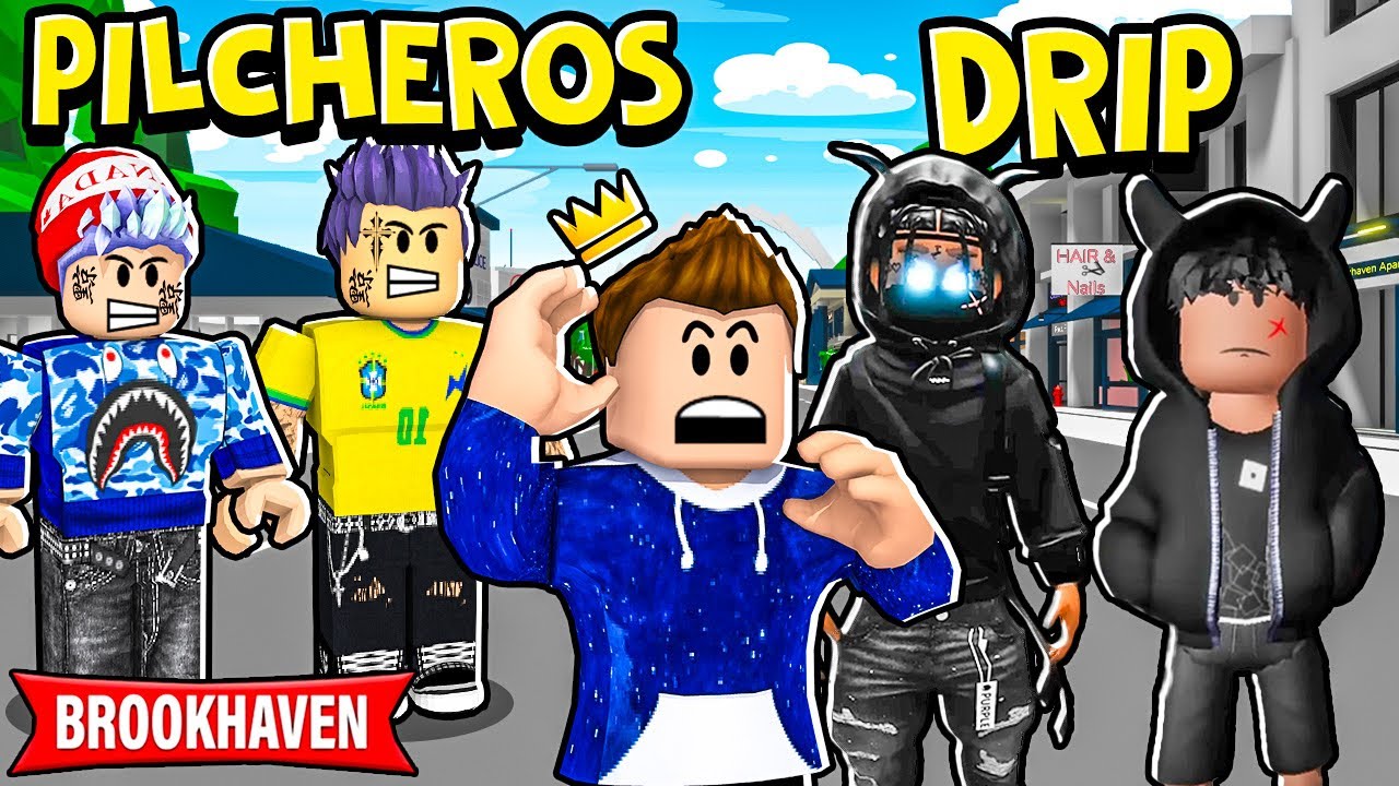 PILCHEROS VS ESTILO DRIP en BROOKHAVEN! - ROBLOX