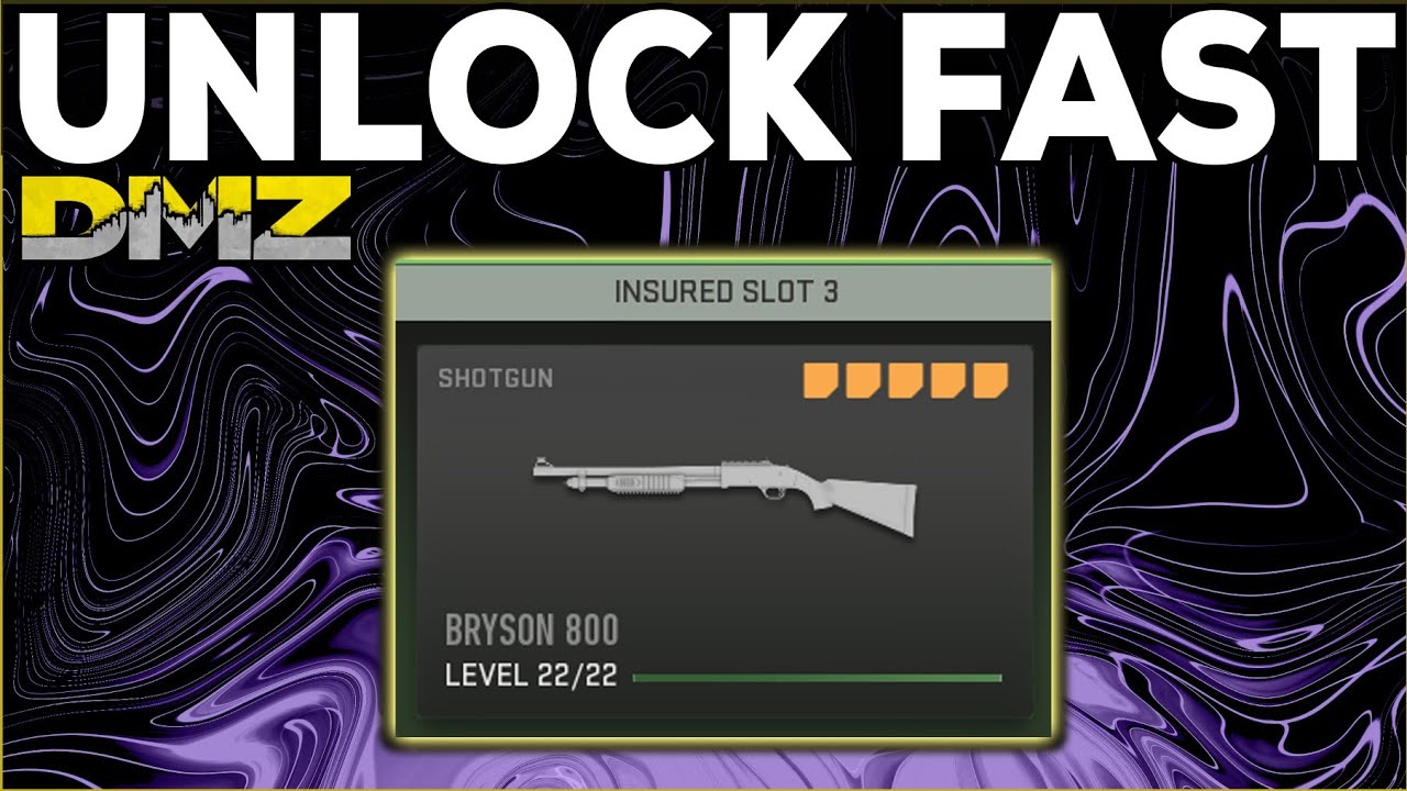 Unlock DMZ Third Insured Weapon Slot Easy and Fast (Season 4)