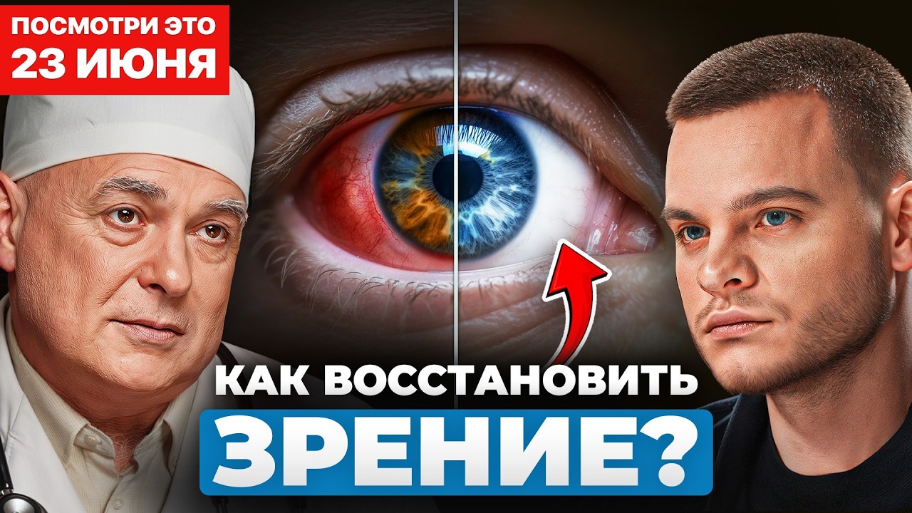Как НАВСЕГДА исправить зрение? Офтальмолог №1 про упражнения, операции и БАДы