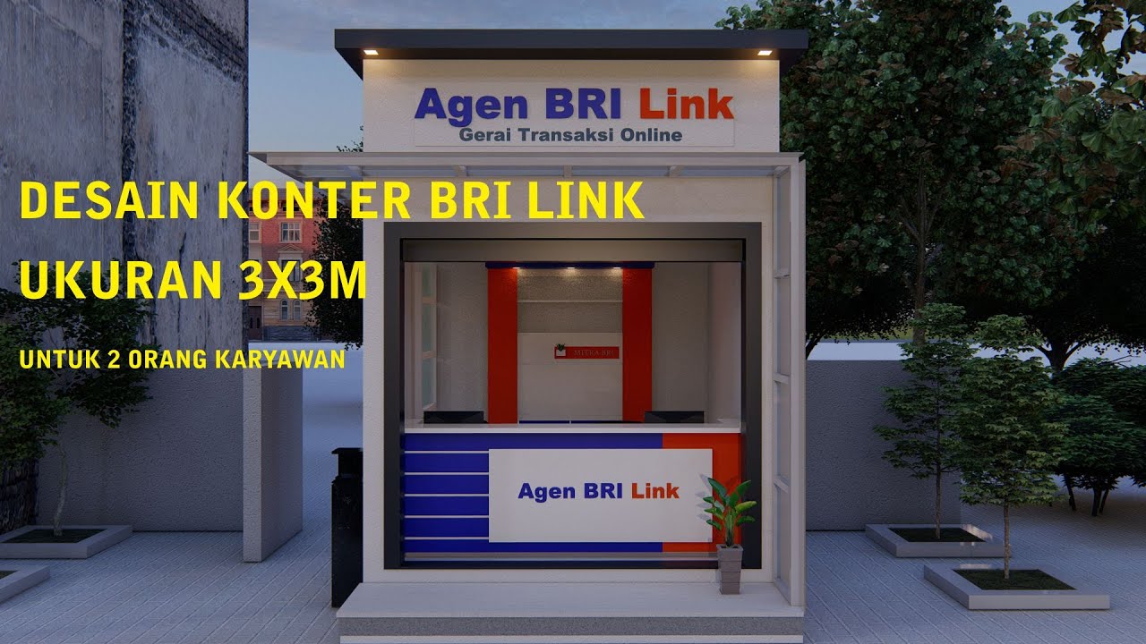 DESAIN KONTER AGEN BRI LINK