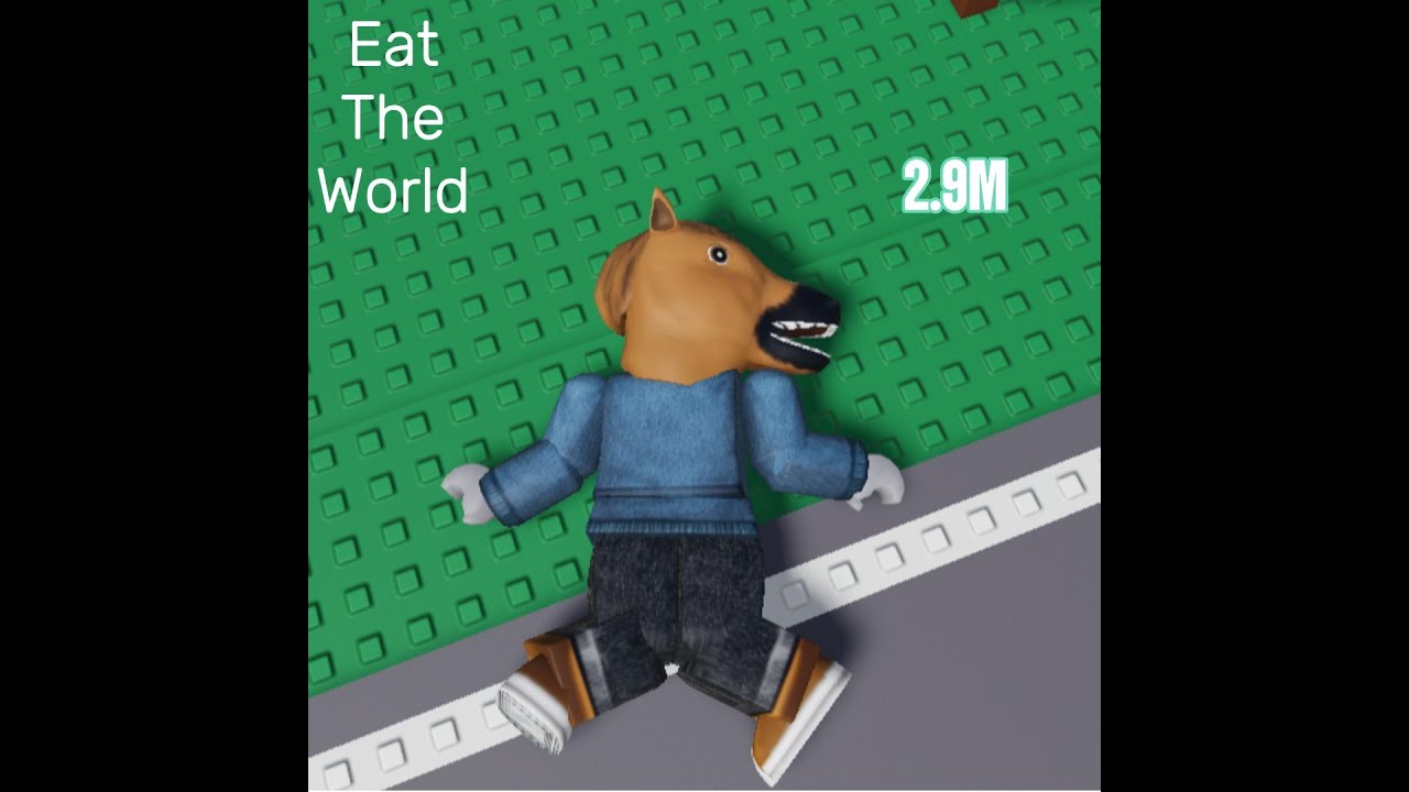My progress to 3M last vid before 3M size. #roblox #gaming #eattheworld