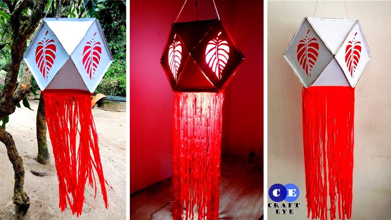 Easy Cardboard Lantern for Vesak | Wesak Lantern | Vesak Kudu | වෙසක් කුඩූ 2022