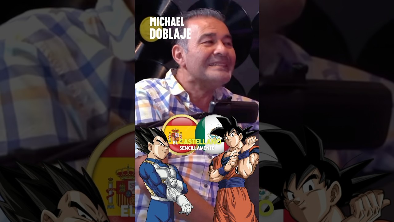 Dragon Ball in Latin and Spanish 🇲🇽🇪🇸 #mariocasta&ntilde;eda #voicingactor #goku #vegeta