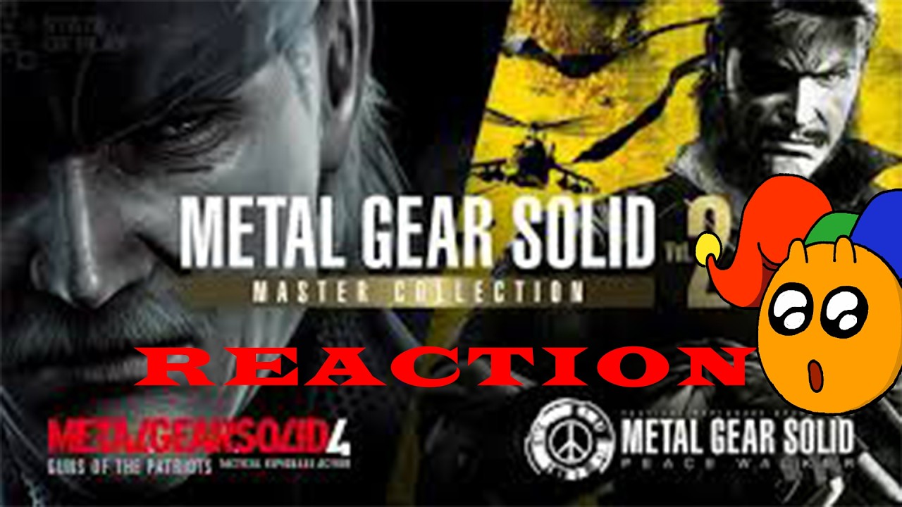 MrOrangeJoker REACTS - Metal Gear Solid: Master Collection Vol. 2- MGS4 is back!!!!