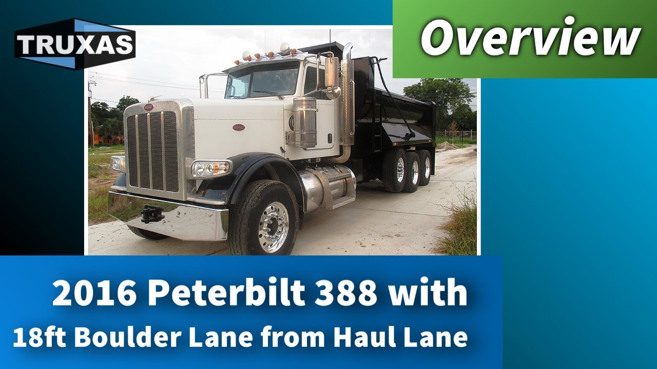 Overview: 2016 Peterbilt 388 with 18ft Boulder Lane from Haul Lane