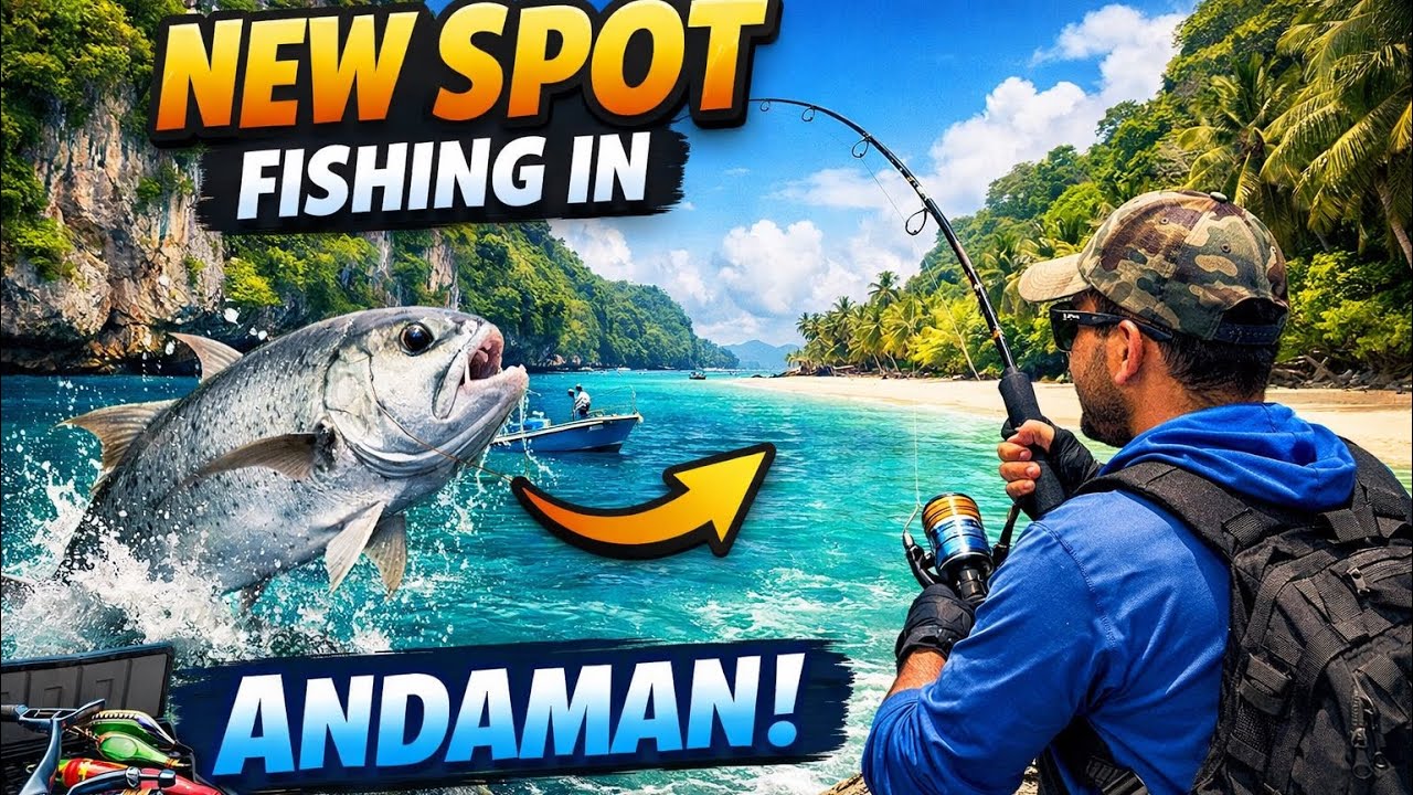 Deko Kithna Sara Fish Pakda Dive Kar k ll Andaman ll #jigging #jigscollection #andamansea #andaman 