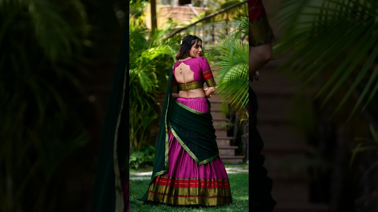 Part-29 half saree blouse designs back neck #trending half saree neck designs #offsaree