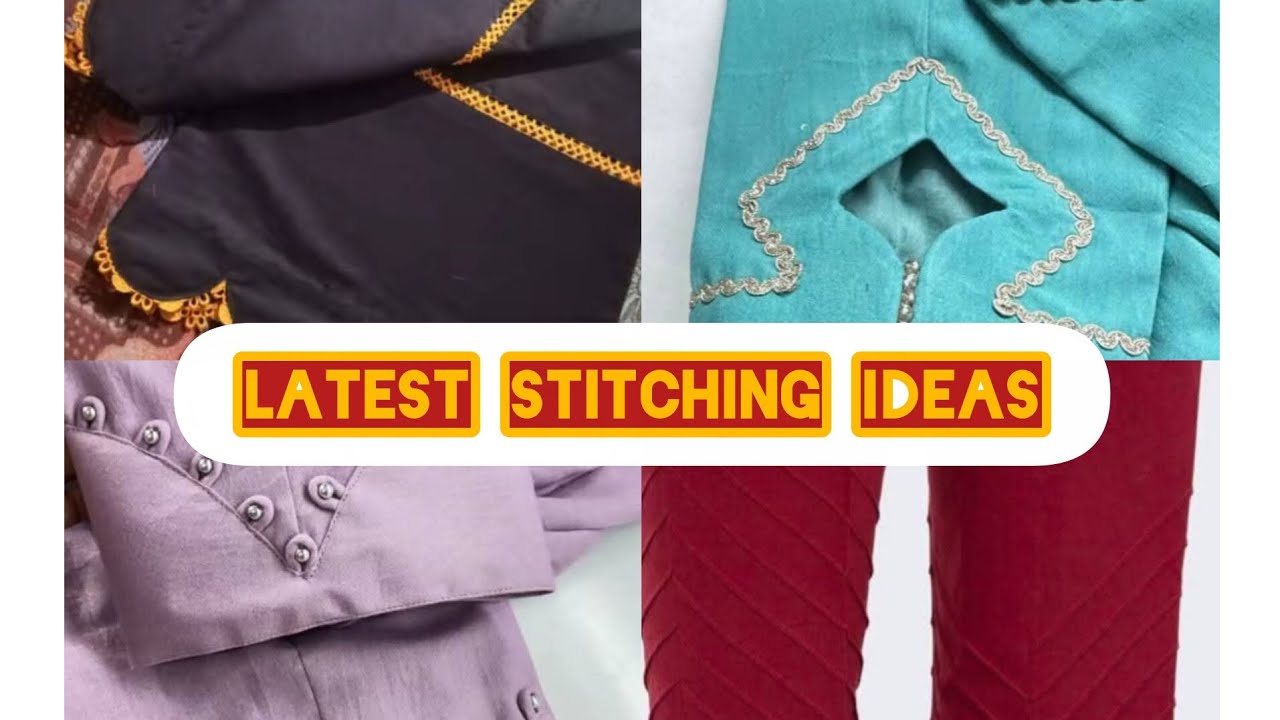 #stylish & latest stitching ideas for ladies for causal wear & for Eid #neck ۔trouser design