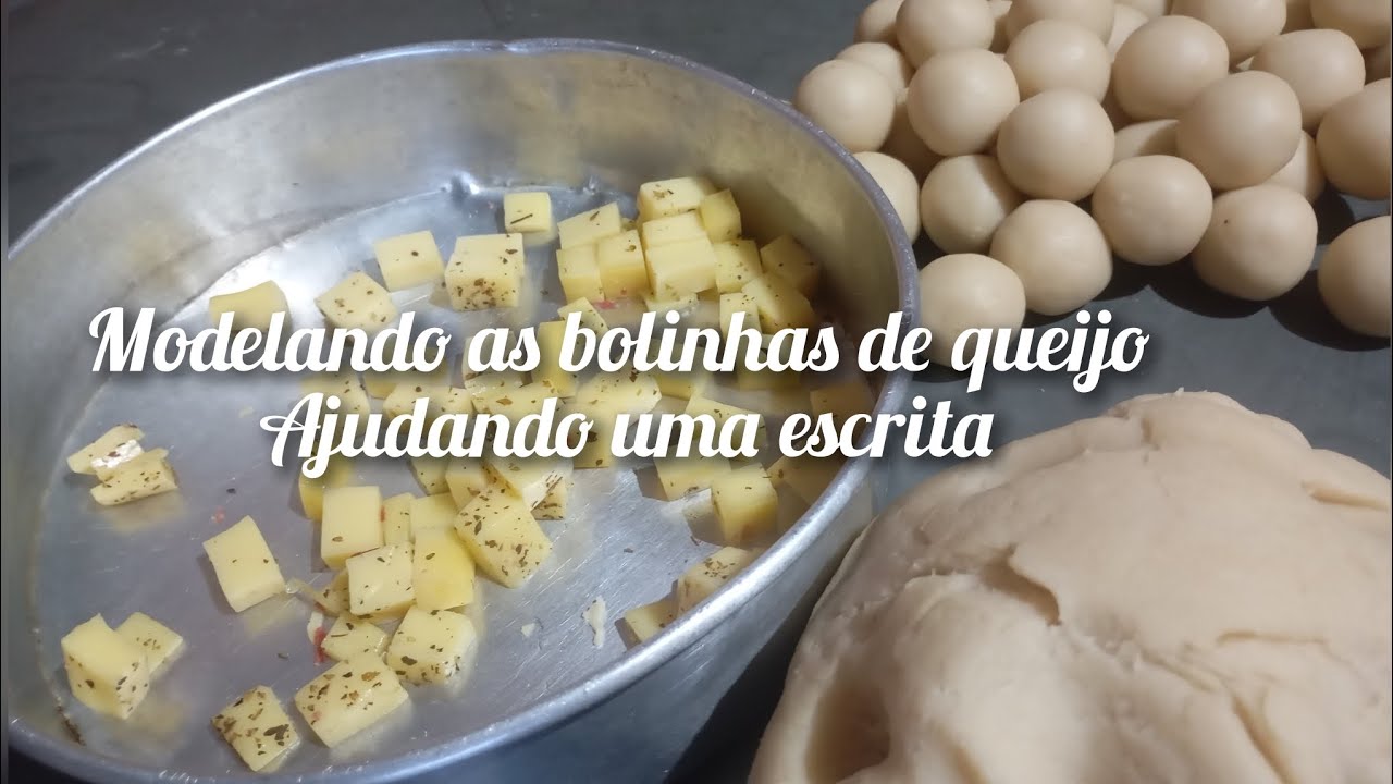 Como modelar a bolinha de queijo para não estourar.🧀
