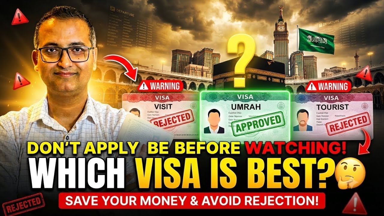 Which Visa is Best for UR Purpose? Umrah Visa vs Family Visit Visa vs Tourist Visa | Visa Guide