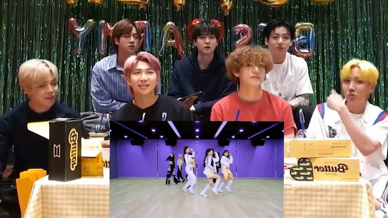 BTS REACTION TO KEP1ER 