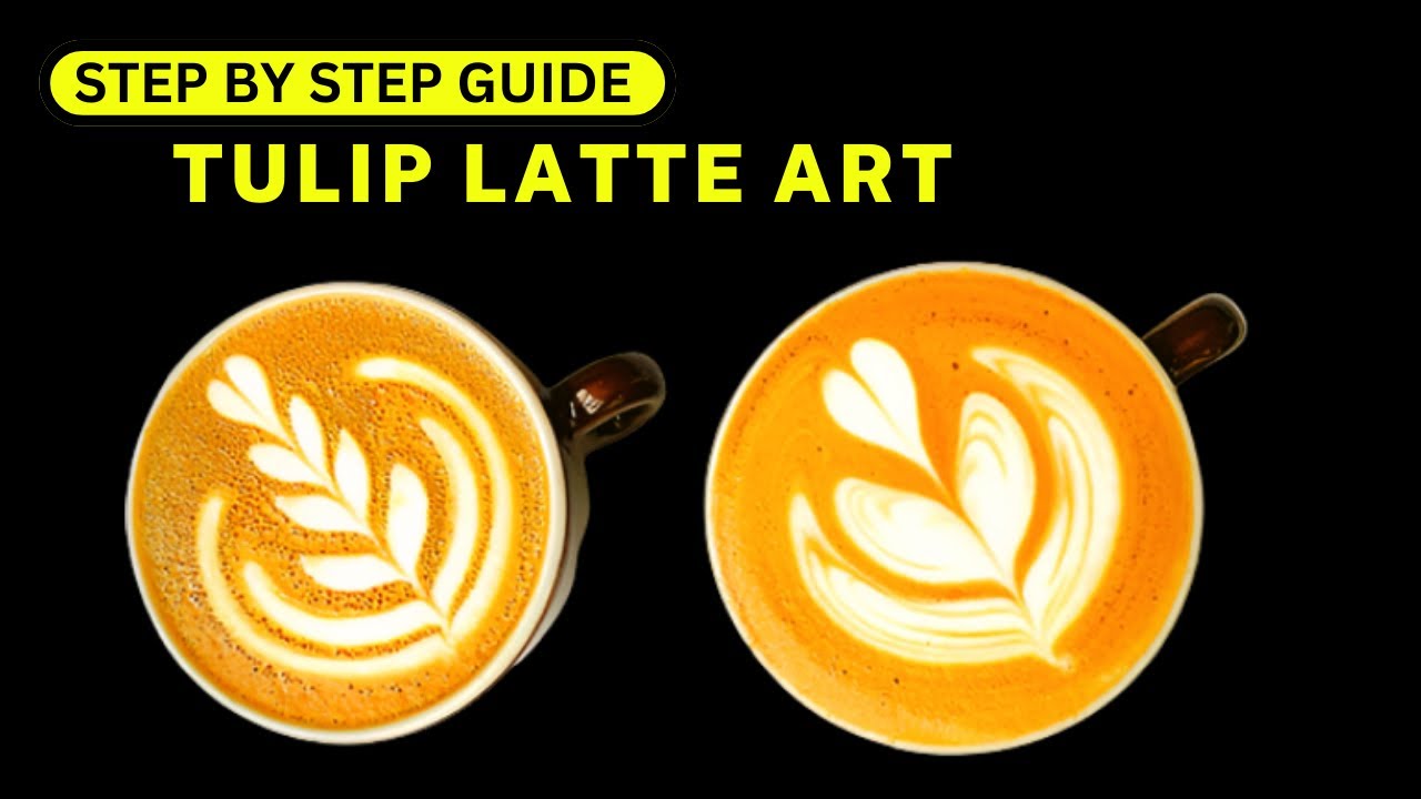 LEARN to make latte art Tulip (LATTE ART TUTORIAL