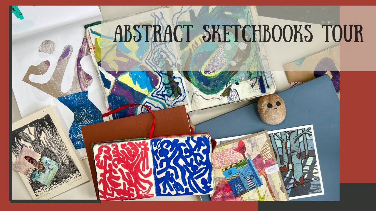 Abstract sketchbooks tour and artist printmaker festival haul