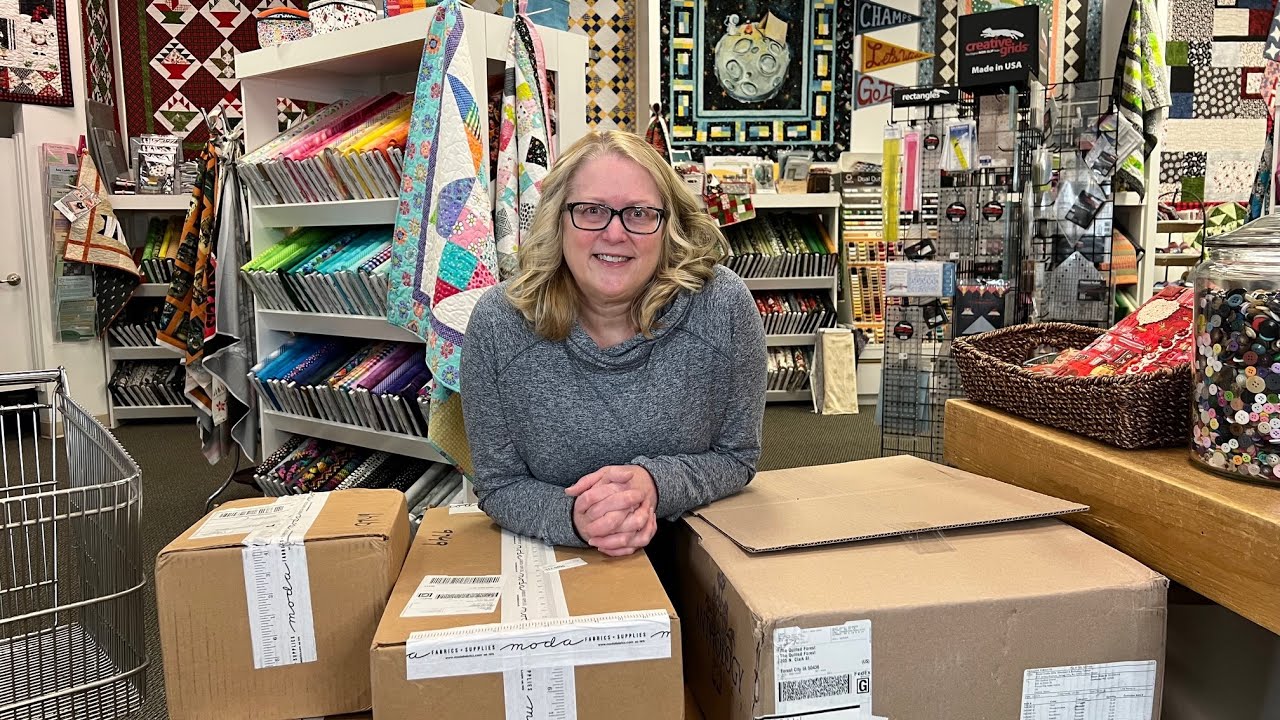 New BOLD and BEAUTIFUL fabrics are on the shelves AND available online from The Quilted Forest!