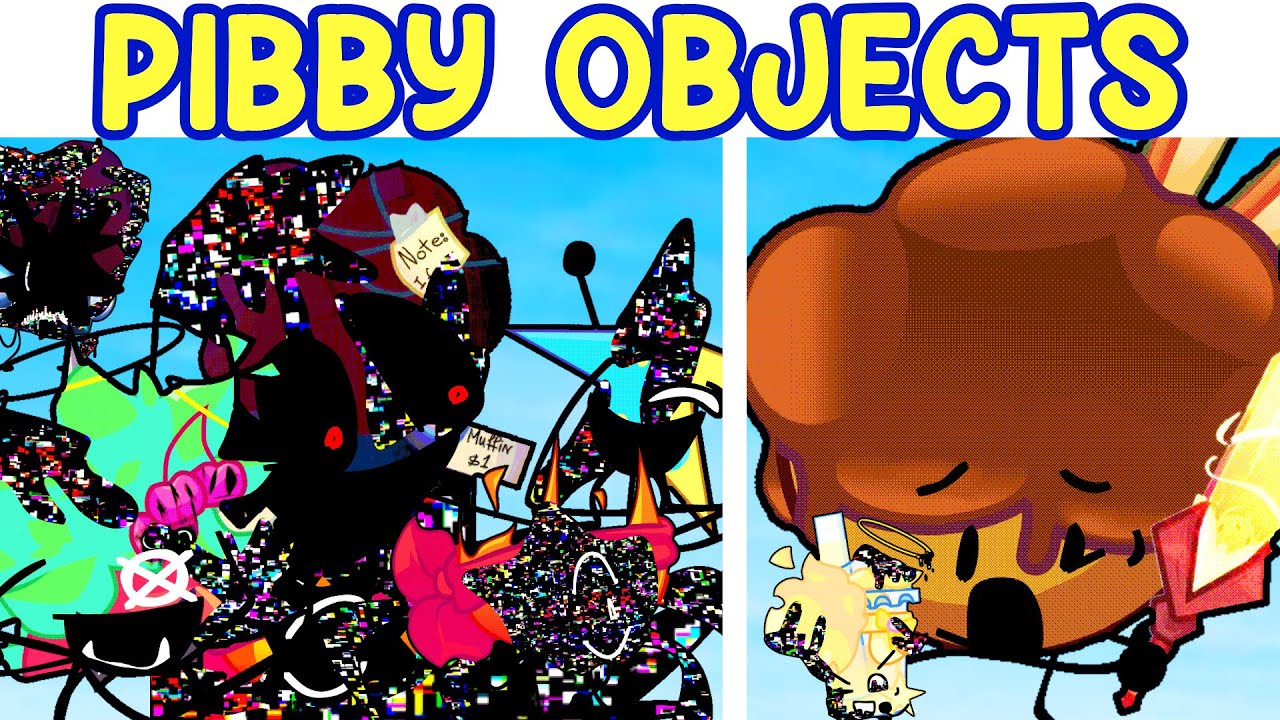 FNF Pibby Corrupted THE OBJECT GROUP (Revisit - South Park Destroyed Park)