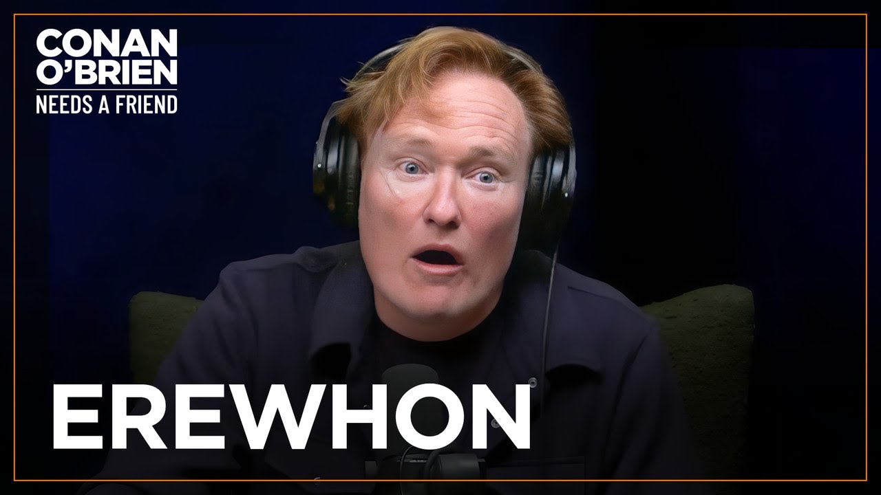 Conan Is Living Off Of Hailey Bieber’s Skin Glaze Erewhon Smoothie | Conan O'Brien Needs A Friend