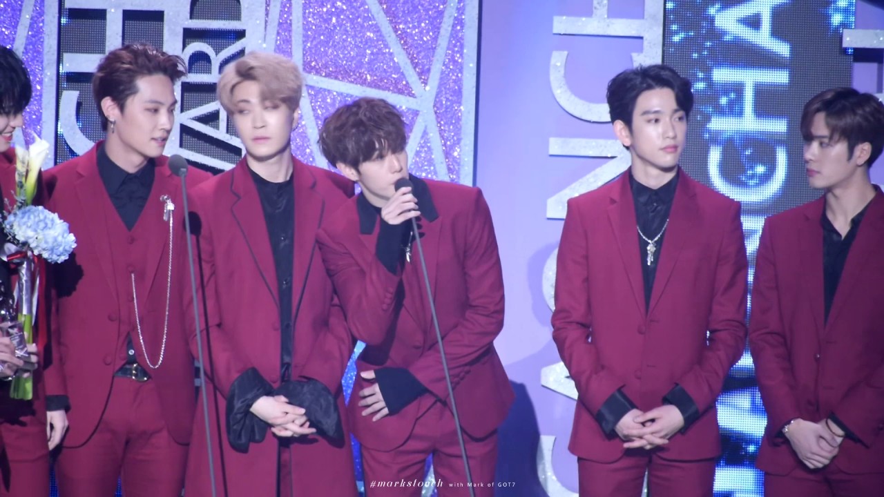 [fancam]170222 Gaon Chart Awards Sexy 올해의 가수상(앨범)에 빛나는 GOT7 마크(MARK) FOCUS