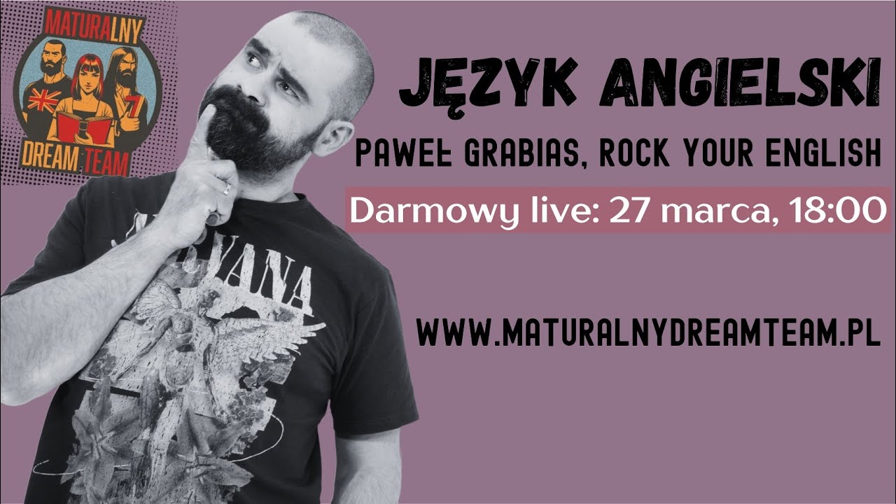 Przedmaturalny Live z ROCK YOUR ENGLISH!