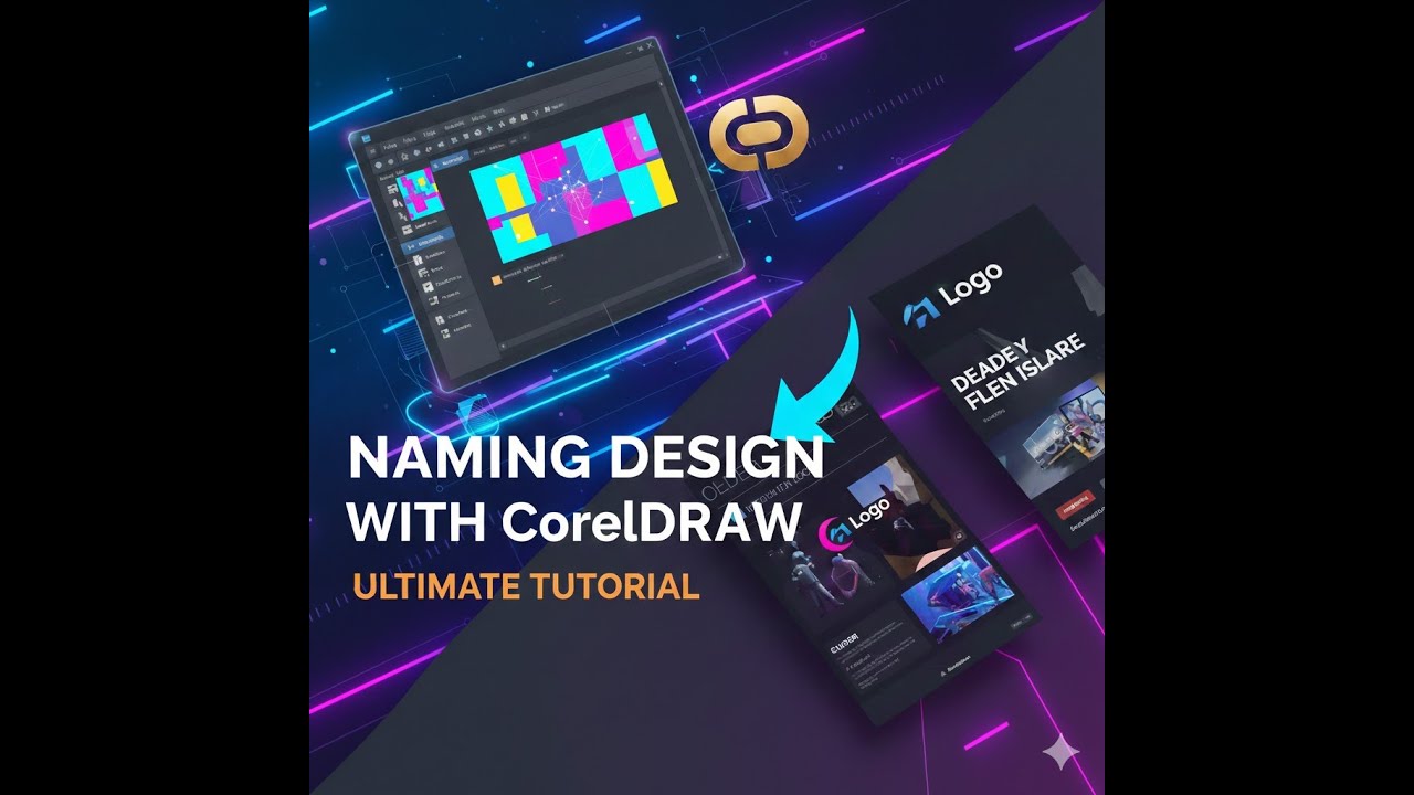 NAMING DESIGN FLYER #viralvideo #viral #coreldraw #trending
