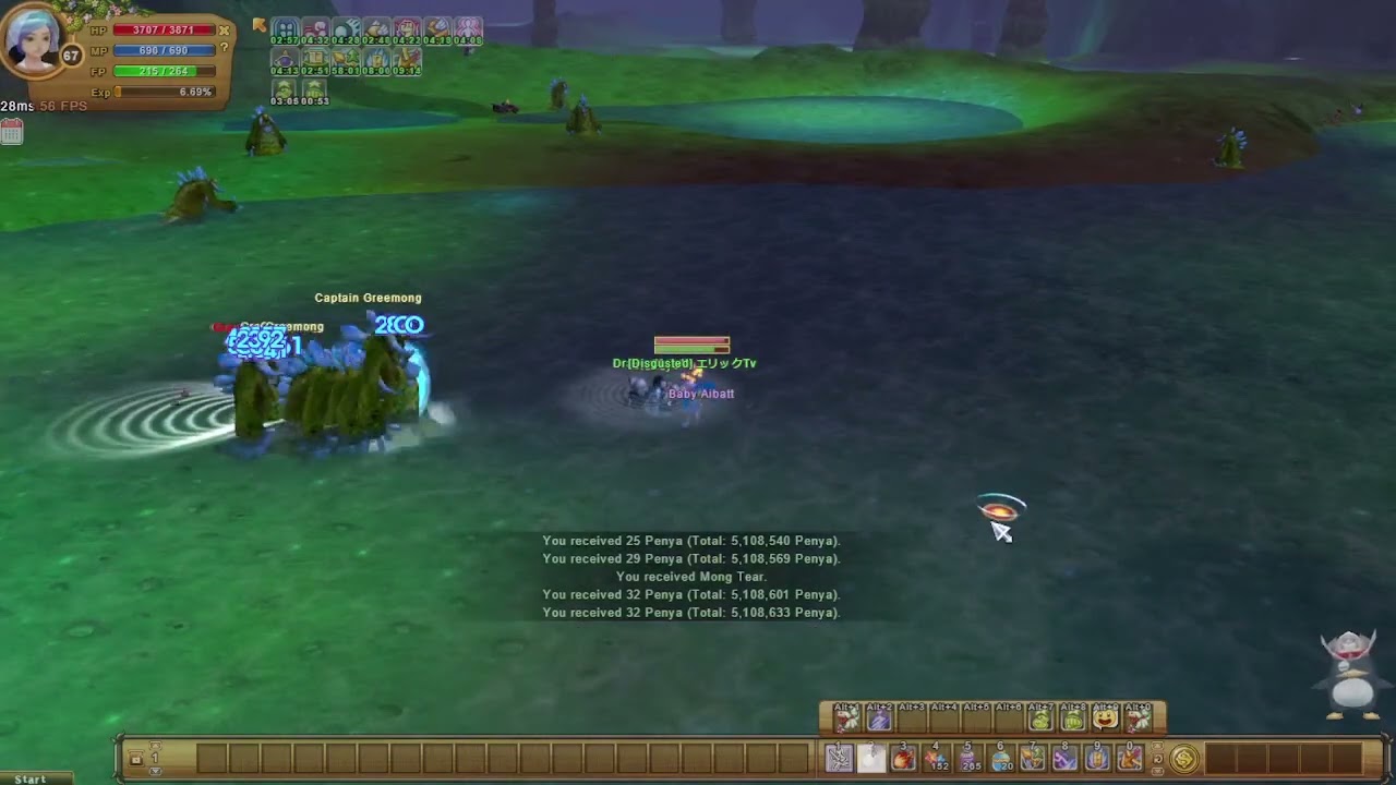 flyff universe Ranger Farming with npc items lol
