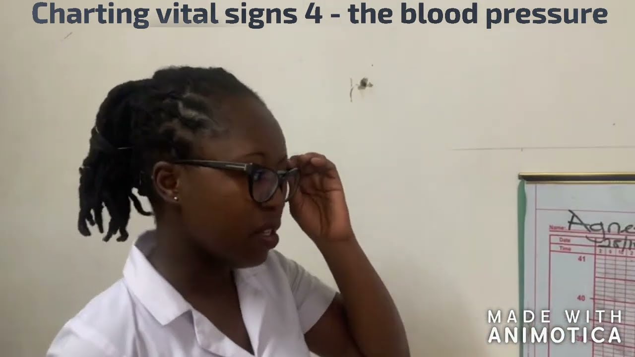 Charting vital signs 4 - blood pressure @nursingart247