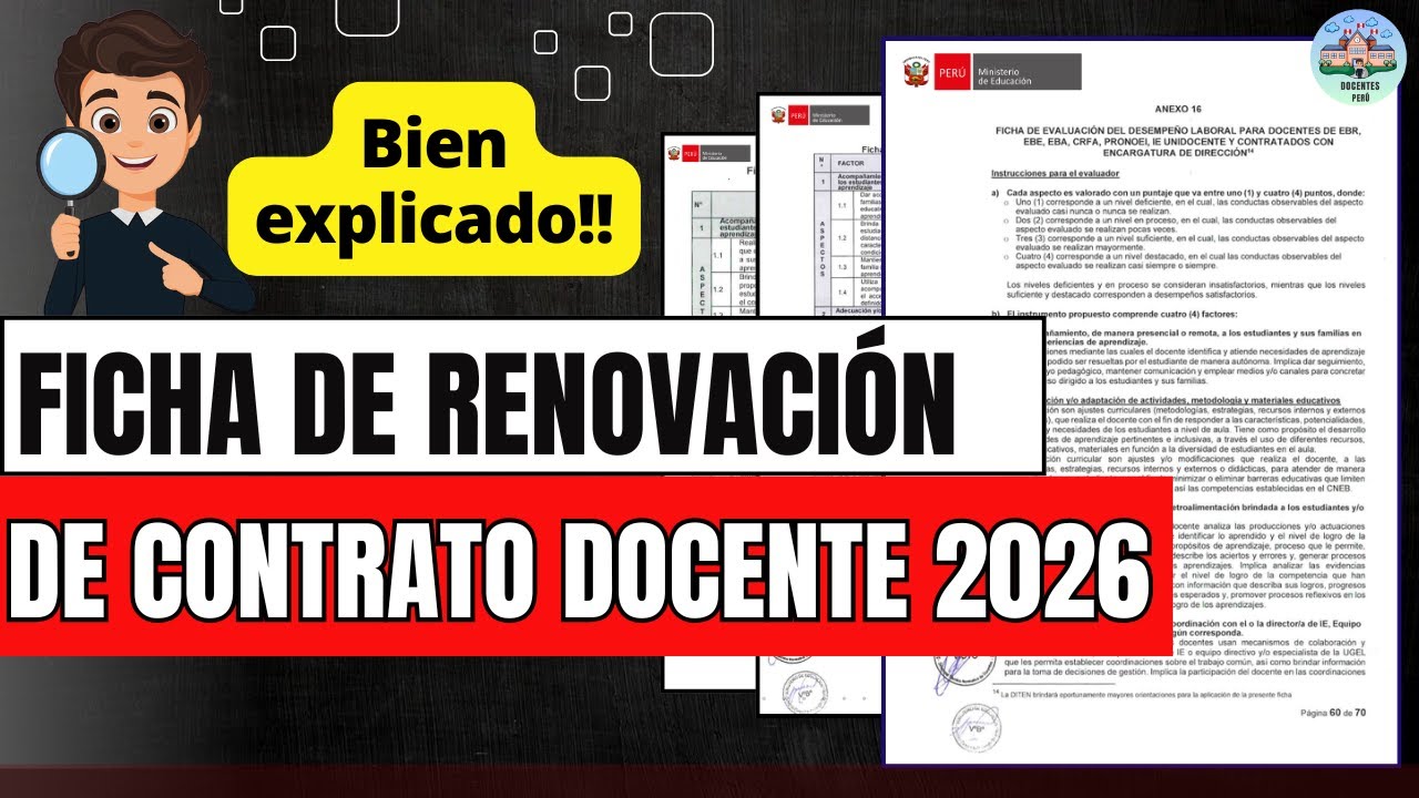 𝐀𝐓𝐄𝐍𝐂𝐈𝐎́𝐍 𝐃𝐎𝐂𝐄𝐍𝐓𝐄 𝐂𝐎𝐍𝐓𝐑𝐀𝐓𝐀𝐃𝐎!! 𝐅𝐢𝐜𝐡𝐚 𝐝𝐞 𝐫𝐞𝐧𝐨𝐯𝐚𝐜𝐢𝐨́𝐧 𝐝𝐞 𝐜𝐨𝐧𝐭𝐫𝐚𝐭𝐨 - 𝐁𝐈𝐄𝐍 𝐄𝐗𝐏𝐋𝐈𝐂𝐀𝐃𝐎!!