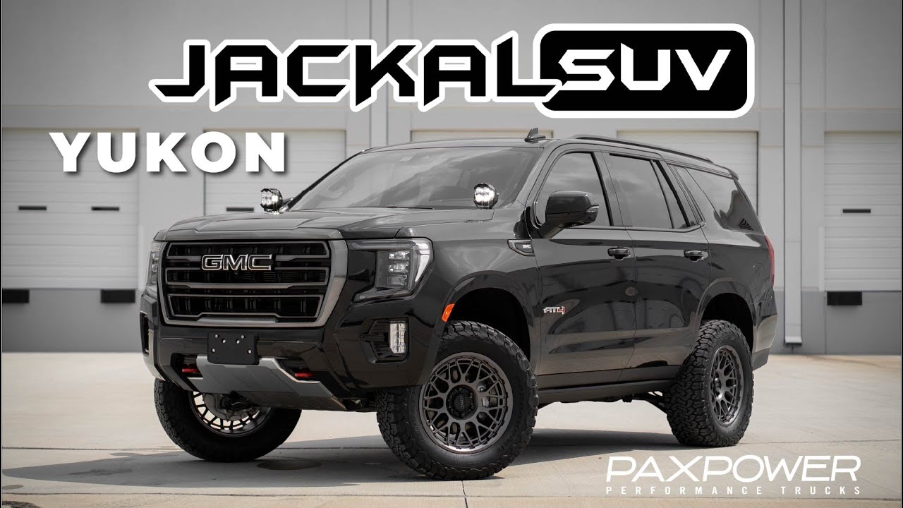 2025 GMC Yukon AT4 Off-Road Package by PaxPower - Coilover Suspension with Available Supercharger