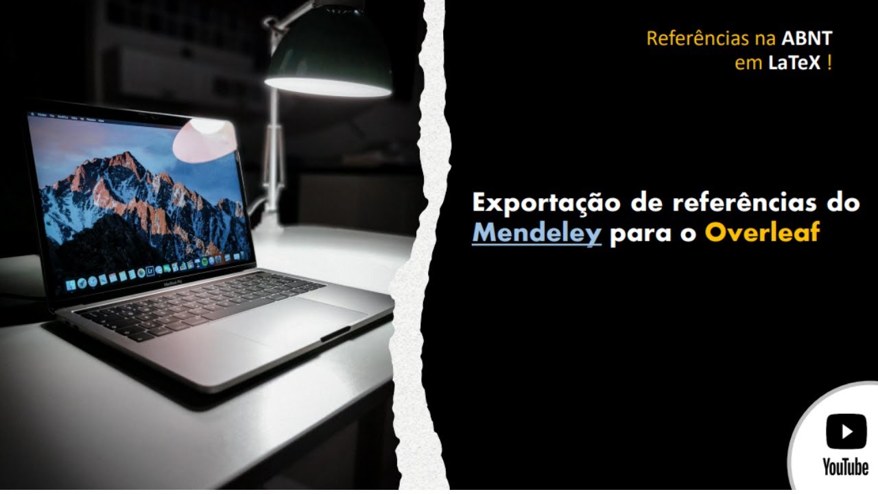 Exportando referências do Mendeley para o Overleaf | LaTeX
