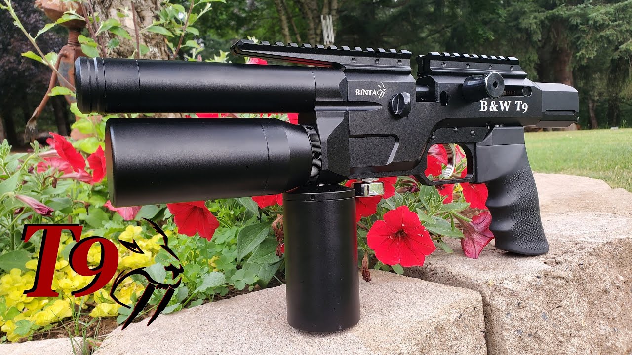 Обзор BinTac T9: полуавтоматический PCP-пистолет калибра .357/9 мм (147 фут-фунтов)