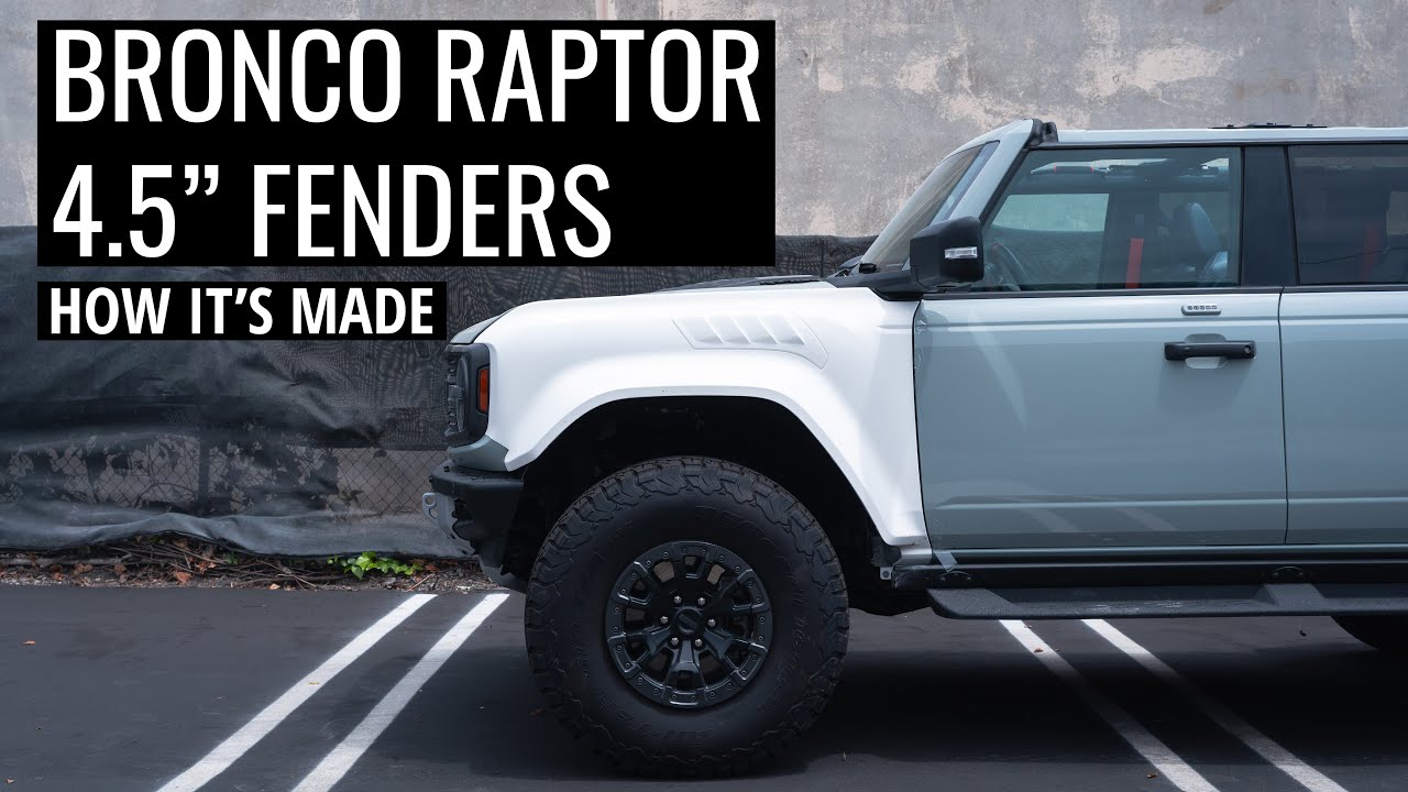 Комплект обвеса для Ford Bronco Raptor 4,5 дюйма | Как он сделан
