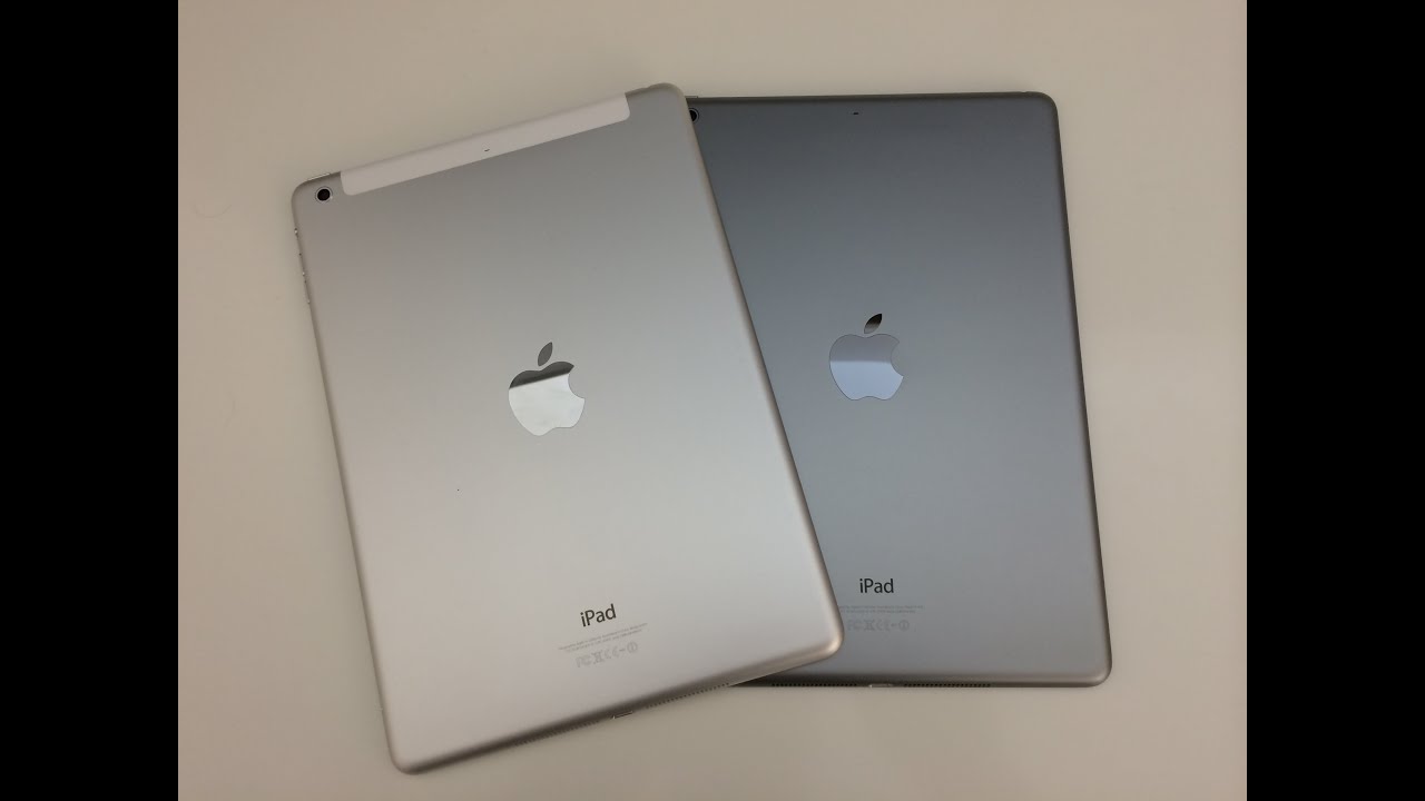 Apple iPad Air Unboxing - Space Grey & White Silver