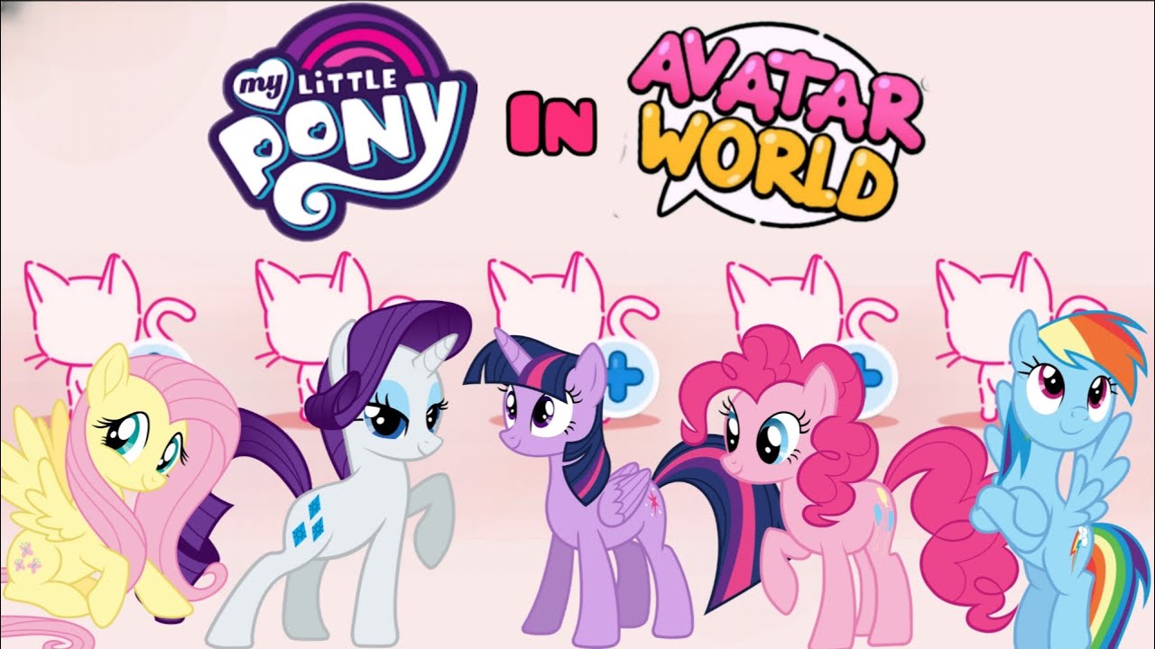 How To Make My Little Pony 💗🐎 in Avatar World!! #avatarworld #mlp #video 