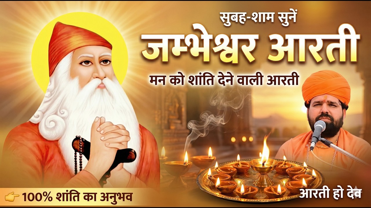 सुबह शाम यह आरती जरूर सुने !! Aarti ho Dev !! आरती हो देव !! Jambheshwar Aarti 2021