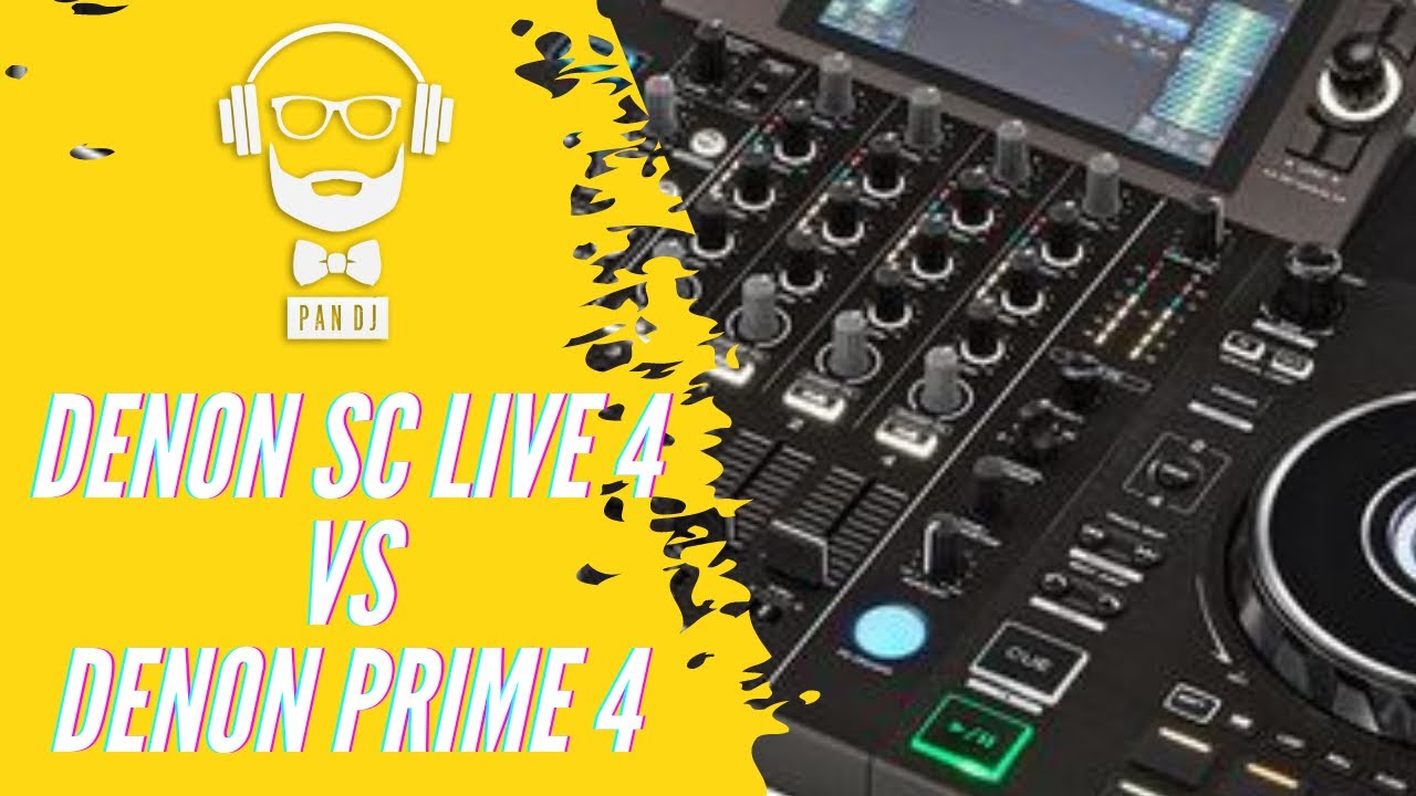 Denon SC Live 4 vs Denon Prime 4 test PL Unboxing and first impressions