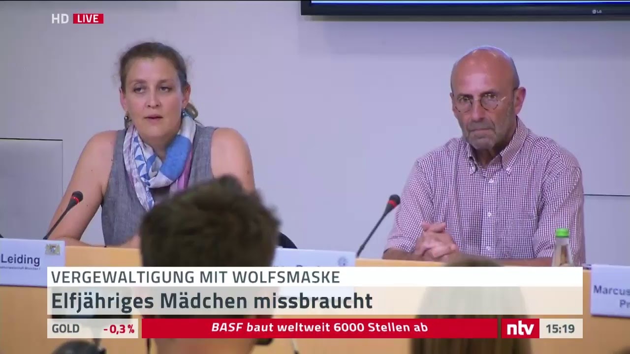 LIVE: Pressekonferenz der Polizei zum  Wolfsmasken-Vergewaltiger