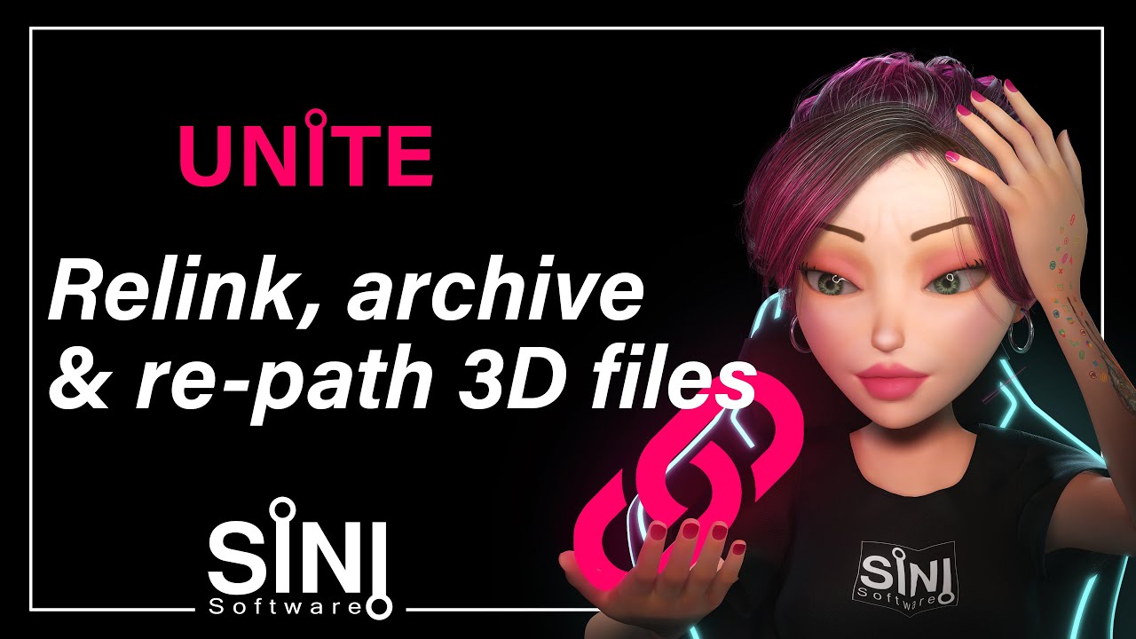 The Unite 3ds Max plugin relinks missing files supporting many third party file types plugins