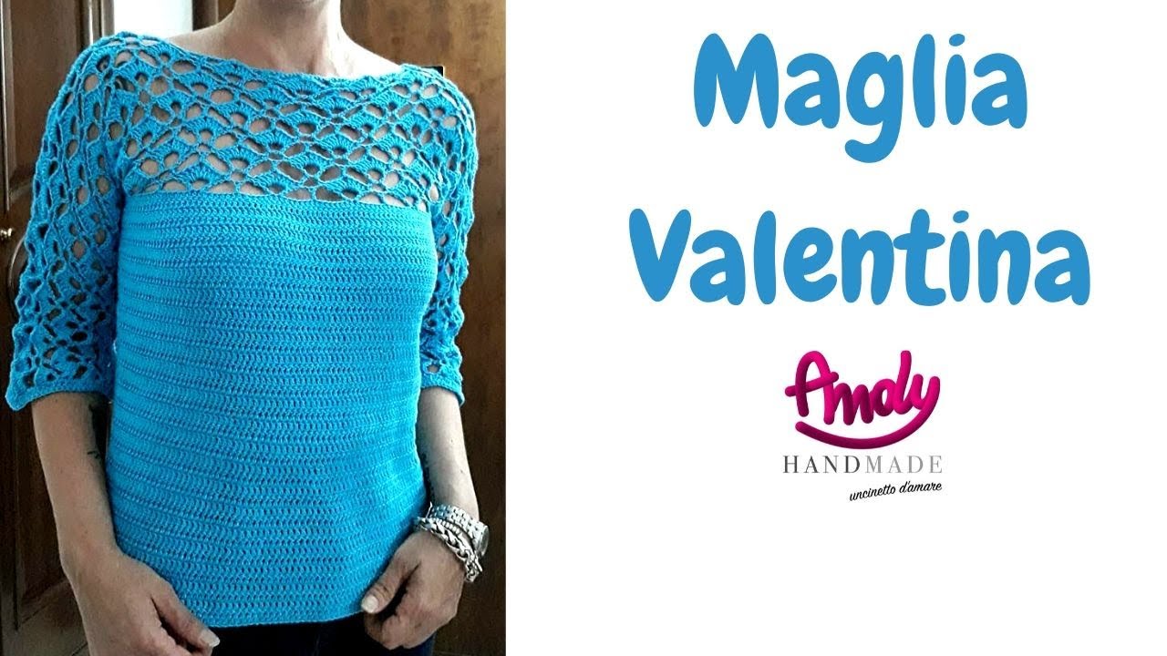 TUTORIAL Maglia Valentina Uncinetto Estate
