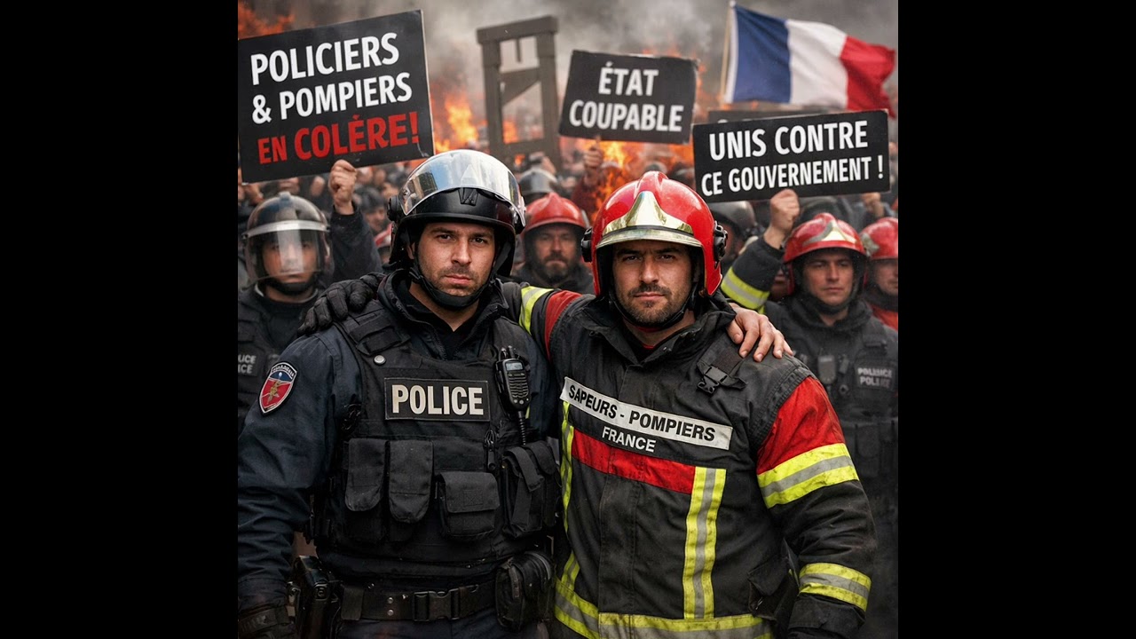 Policier, manifestant ￼