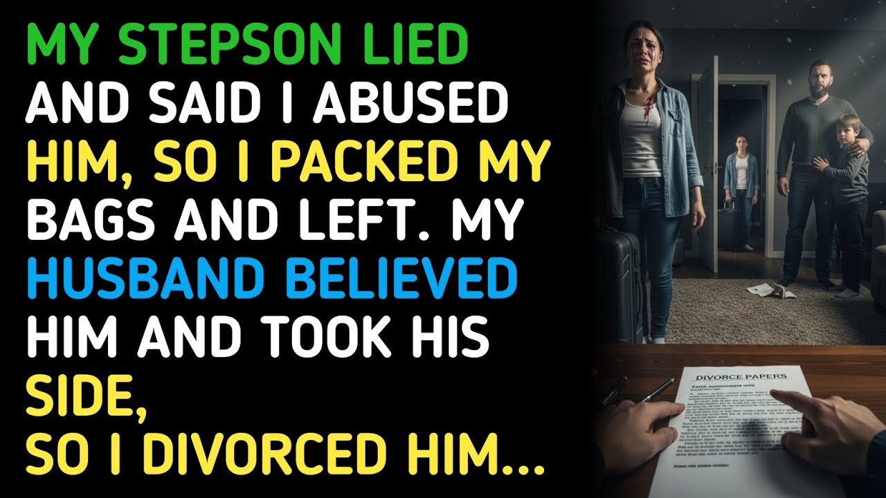 MY STEPSON LIED AND SAID I ABUSED HIM, SO I PACKED MY BAGS AND LEFT. MY HUSBAND BELIEVED HIM AND... 