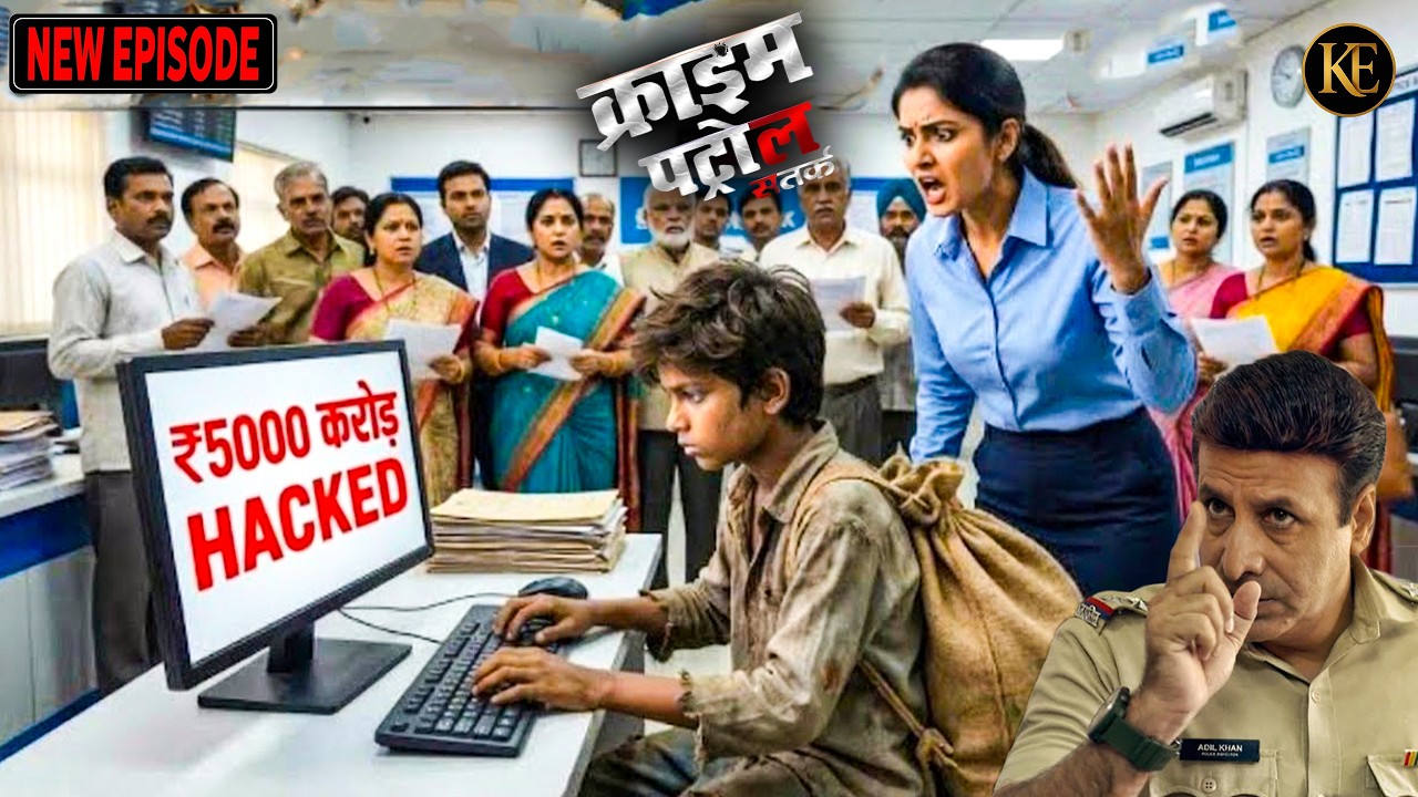एक भिखारी बच्चे ने बैंक में जाकर 500 करोड़ रुपये हैक कर लिए  || CRIME PATROL|| 2026