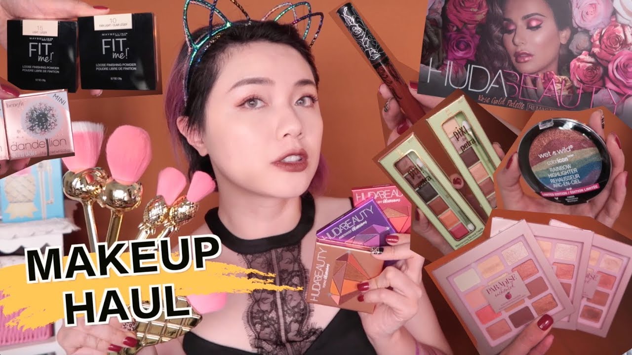美國彩妝開箱～破萬元的戰利品禮物 HUGE MAKEUP HAUL | 沛莉 Peri