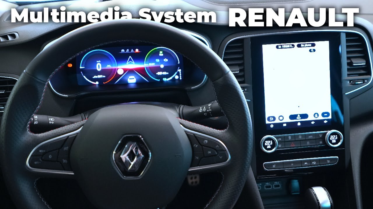 New Renault Multimedia System & Digital Cockpit 2022